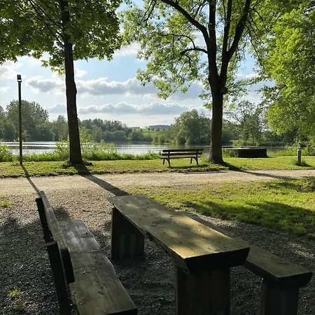 아파트 Auszeit Ferienhaus Lichtenberg Mit Sauna Am Frankenwaldsee, Kamin, Klima, Garten Lichtenberg (Bavaria)