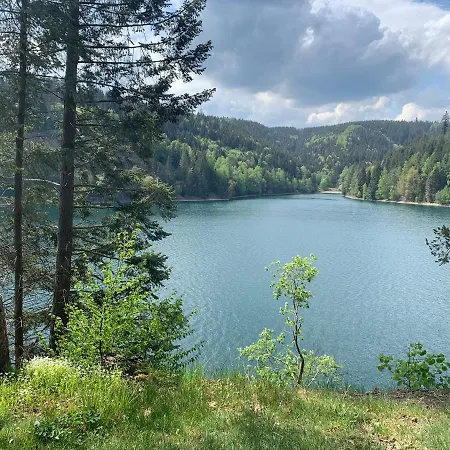 아파트 Auszeit Ferienhaus Lichtenberg Mit Sauna Am Frankenwaldsee, Kamin, Klima, Garten