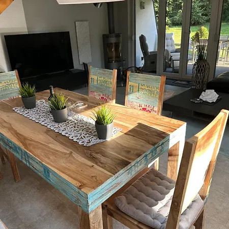 Auszeit Ferienhaus Lichtenberg Mit Sauna Am Frankenwaldsee, Kamin, Klima, Garten 아파트 Lichtenberg (Bavaria)