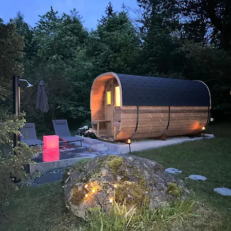 아파트 Auszeit Ferienhaus Lichtenberg Mit Sauna Am Frankenwaldsee, Kamin, Klima, Garten *