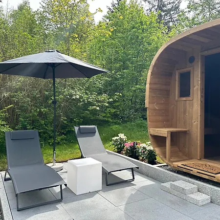 Auszeit Ferienhaus Lichtenberg Mit Sauna Am Frankenwaldsee, Kamin, Klima, Garten 아파트